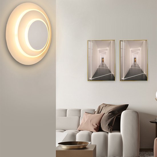 Ronde 360 ° Draaibare Wandlamp voor binnen -designlamp -3 lichtstanden