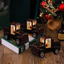 Betoverende Retro Auto LED Kerst Verlichting - Sfeervolle Verlichting voor de Feestdagen16*7.2*11cm-donkerbruin