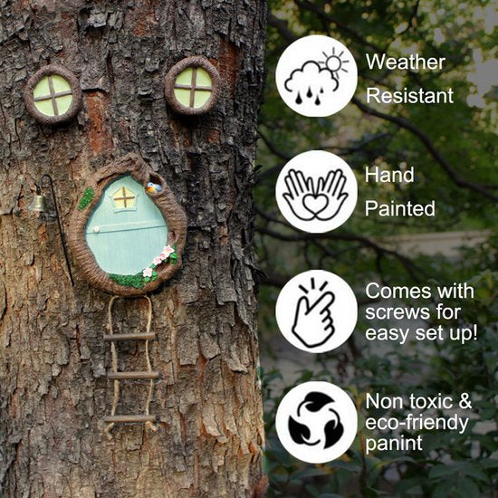 4-delige Magische Lichtgevende Boomhanger Set voor Buiten