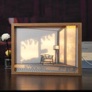 Wandkunst Lamp – 22 x 16,8 x 4,5 cm – USB - Unieke LED Decoratie met Lichtmodi: Minimalist, Dawn, Afternoon Glow & Golden Hour