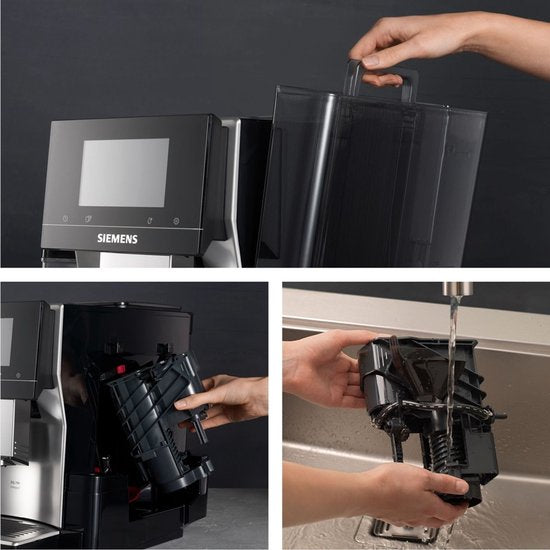 Siemens EQ700 Integral TQ707R03 - Volautomatische espressomachine - Kopverwarmer - Zwart/RVS