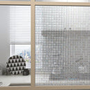 Statische lijmvrije glasfolie 3D schaal-Anti inkijk-Zelfklevend-Zonwerend- Schub - 90x200CM