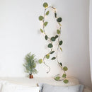 led lichtstring/lichtsnoer eucalyptusbladeren wijnstok licht 10meter 100 lampjes-wekt op batterij