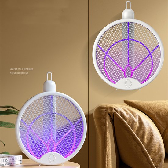 Unikorf 4in1 Muggenklapper 3000V-opvouwbaar USB oplaadbaar