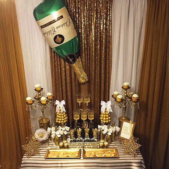 32-delige champagne ballonnenset voor feestdecoratie