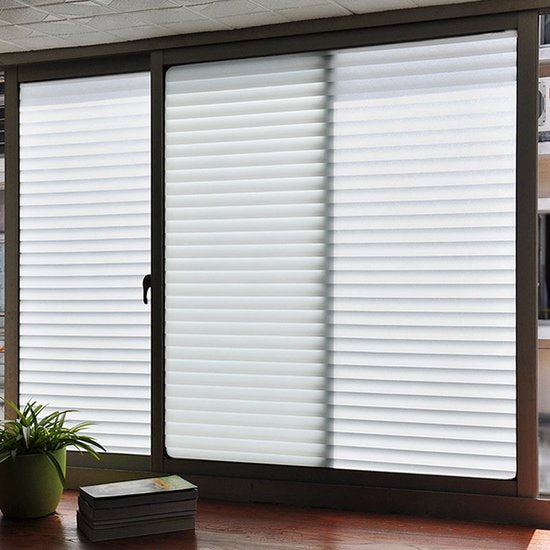 Zelfklevende Elektrostatische Glasfolie Jaloezie 90x200cm Pr