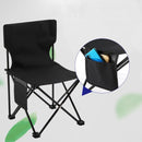 Campingstoel Vouwstoel Visstoel - Zwart - Tot 150Kg