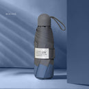 TDR -Opvouwbare Paraplu -Windproof- zonnescherm UV-SPF 50+compact en draagbaar-  Extra sterk   -haze blue