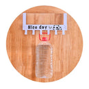 TDR-Deurkapstok Met 6 Haken-Deurhanger-Kapstok Hangend -wit