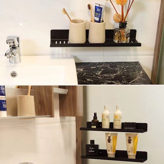 Merkloos Wandrek zonder boren 50CM – Badkamer/Keuken