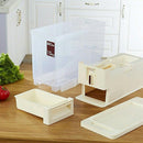 Rijst/Granen Container/Dispenser/ Opbergdoos -15KG inhoud - wit