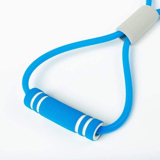 TDR - Trekkoord Yoga -ElastiekFiguur 8 Rally -blauw