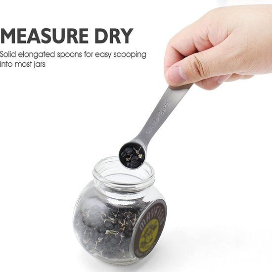 Unikorf 9-delige RVS maatlepels - diverse maten