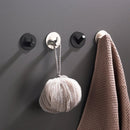 4 stuks Elegante Zelfklevende Handdoekhaakjes-Modern & Duurzaam Design-zilver