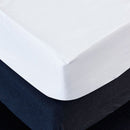 Matrashoes - Ademend & Antibacterieel - Waterdicht - Bescherm uw matras tegen vloeistoffen & allergieën 160x200x30 cm - Wit