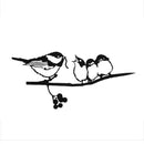 Metalen Vogelfamilie Boomhanger - Duurzame Tuindecoratie