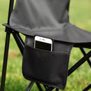 Campingstoel Vouwstoel Visstoel - Zwart - Tot 150Kg