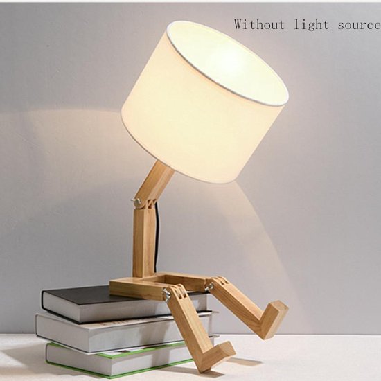LED bureaulamp met boekenhouder - Scandinavisch design