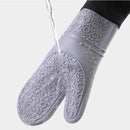 Siliconen ovenwanten paars 2 stuks hittebestendig 260°C