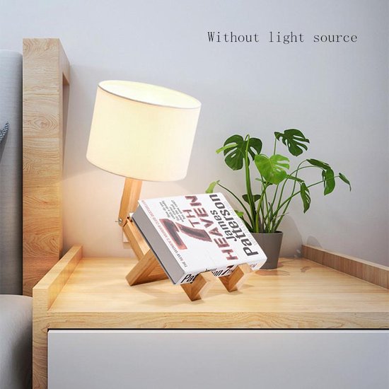 LED bureaulamp met boekenhouder - Scandinavisch design