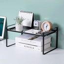 Keukenkast Organizer - Ruimtebesparend en Multifunctioneel-small (33 x 21 x 24 cm)-zwart