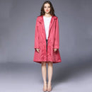 Unikorf Regenjas Opvouwbaar Waterdicht + Tas, Perzikroze