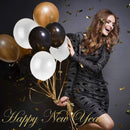 120-delige Ballonnenset - Zwart en Goud - Feestdecoratie