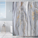 Waterdicht douchegordijn kiezelpatroon 180x200cm lichtgrijs