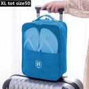 Extra grote schoenen opbergtas tot maat 50 - lichtblauw