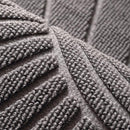 TDR-Halfrond antislip deurmat -droogloopmat-lichtgrijs 60*90