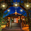 Solar Vuurwerk Lichtsnoer – 4 Stuks – 360 LED – Waterdicht – Warm Wit – Afstandsbediening – Binnen & Buiten