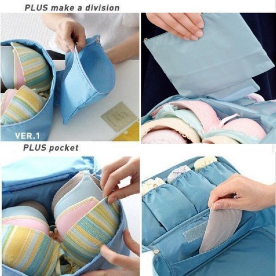 TDR-Multifunctionele lingerie/ondergoed tas - make-up tasje-