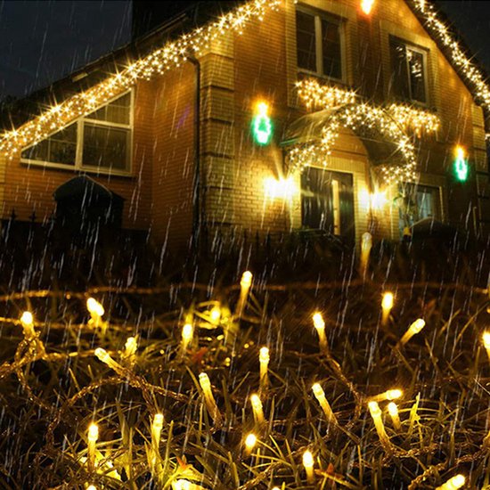 Lichtsnoer buiten 10 m - 80 warm-witte lampjes, USB