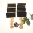 20 stuks Uniek Krijtbord op Houten Standaard- Compacte en St