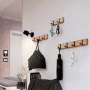 Wandkapstok met 5 Haken-Wand gemonteerde Kapstok-Kleren Opkn