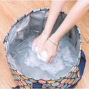 Opvouwbaar waterdichte bad - geschikt voor voetenbad / kleren wassen / etc - 26L extra large