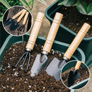 10-delige Mini Bloementuingereedschapset - ideaal voor op balkon , bloementuintje of bonsai boomjes - leuk kado voor de feestdagen
