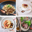 Roestvrijstalen bestekset 24-delig met koffer - Roségoud