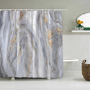 Waterdicht douchegordijn kiezelpatroon 180x200cm lichtgrijs