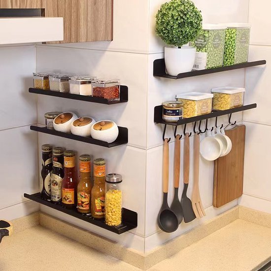 Merkloos Wandrek zonder boren 50CM – Badkamer/Keuken