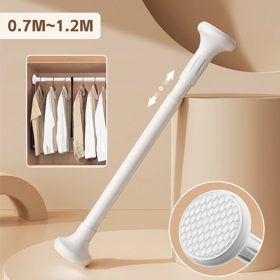 Multifunctionele Uitschuifbare Stang Zonder Boren - Garderob