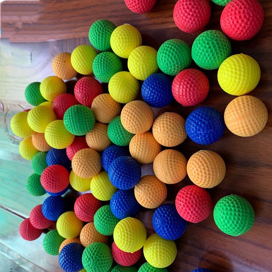 100 stuks ballen geschikt voor Nerf Rival - 100% geschikt voor Nerf Rival Blasters - Verschilende