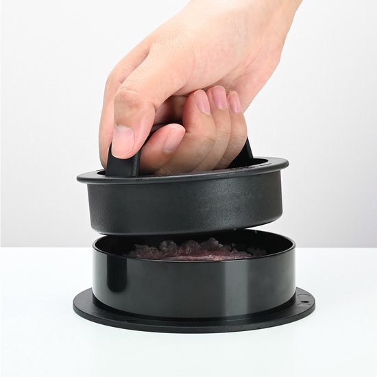 TDR Hamburgerpers 3-in-1 met 100 waxpapiertjes