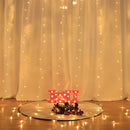 LED-lichtgordijn - Decoratief Gordijn met 300 LED's - Waterdicht - 8 Modi Afstandsbediening met USB-aansluiting voor Binnen en Buiten - 3m x 3m