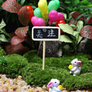 50 Stuks Krijtbord met Paaltje voor Tuin en Horeca - Zwart