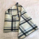 TDR - Multifunctionele warme deken - fleece mantel - super zachte fleecedeken - Sherpa - 80 x 130 cm - Beige