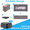 3 stuks Hoogwaardige Opbergboxen voor Onder het Bed -Ademend Non-woven Materiaal | Ruimte-optimalisatie Oplossing-diepgrijs 98*50*16CM