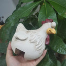 3-delige tuindecoratie kippen-Creëer een levendige sfeer in