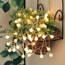 Xtraworks -Lichtsnoer-Led Lampjes Slinger-20 LED bolletjes- tuindecoratie- werkt Op Batterijen-3 meter (warm wit)