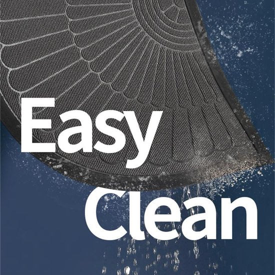 TDR-Halfrond antislip deurmat -droogloopmat-lichtgrijs 60*90